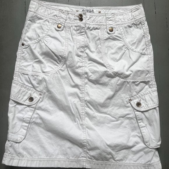 Esprit White Casual Skirt - Picture 1 of 4
